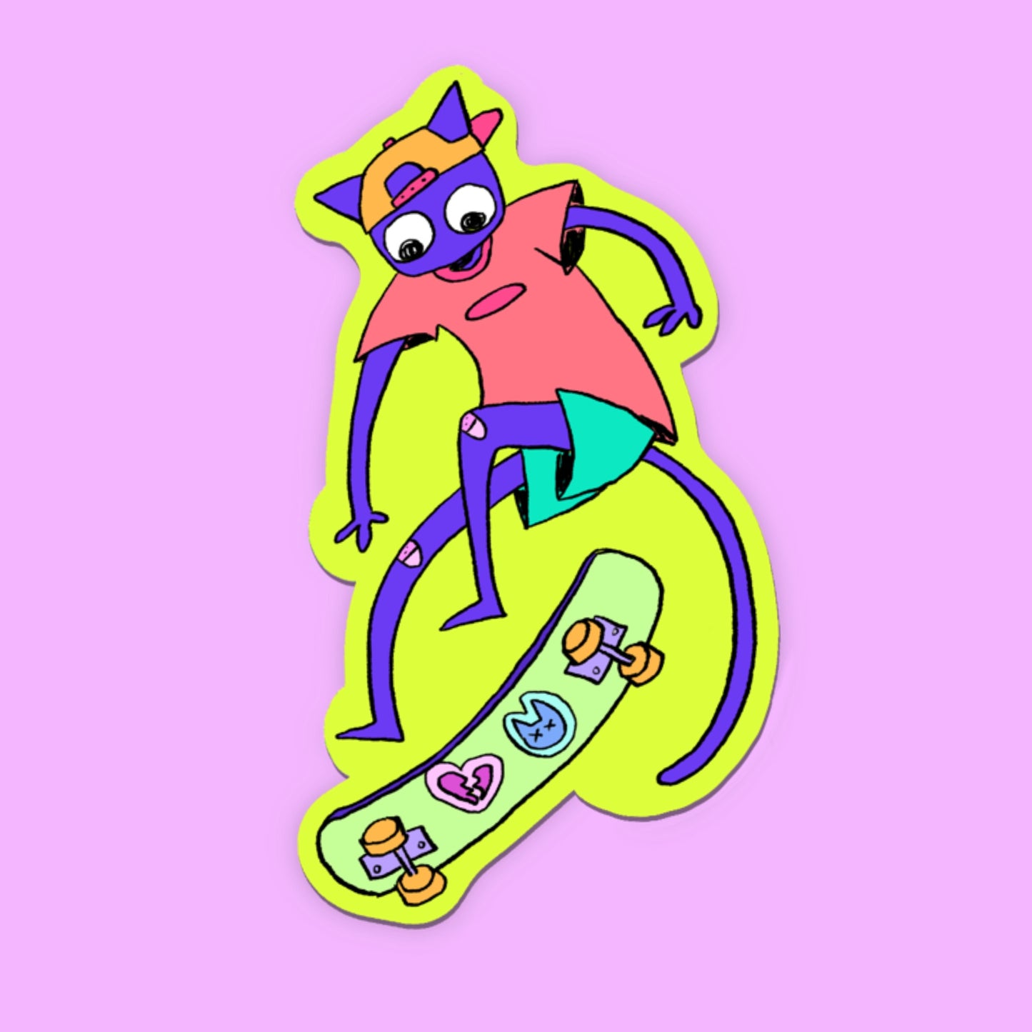 Skater Mitch Sticker