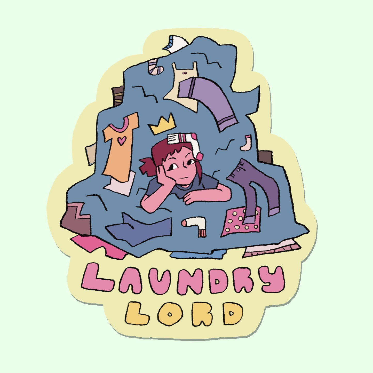 Laundry Lord Sticker