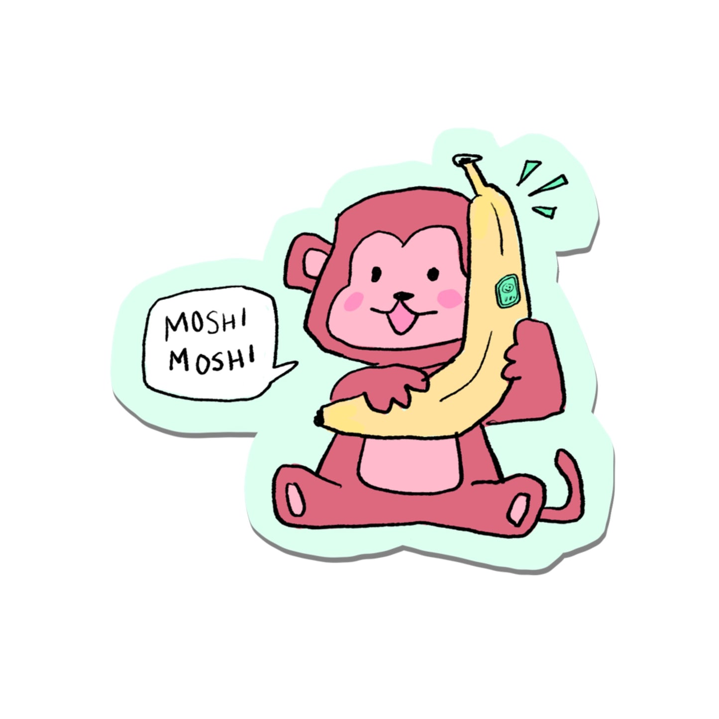 Moshi Moshi Sticker