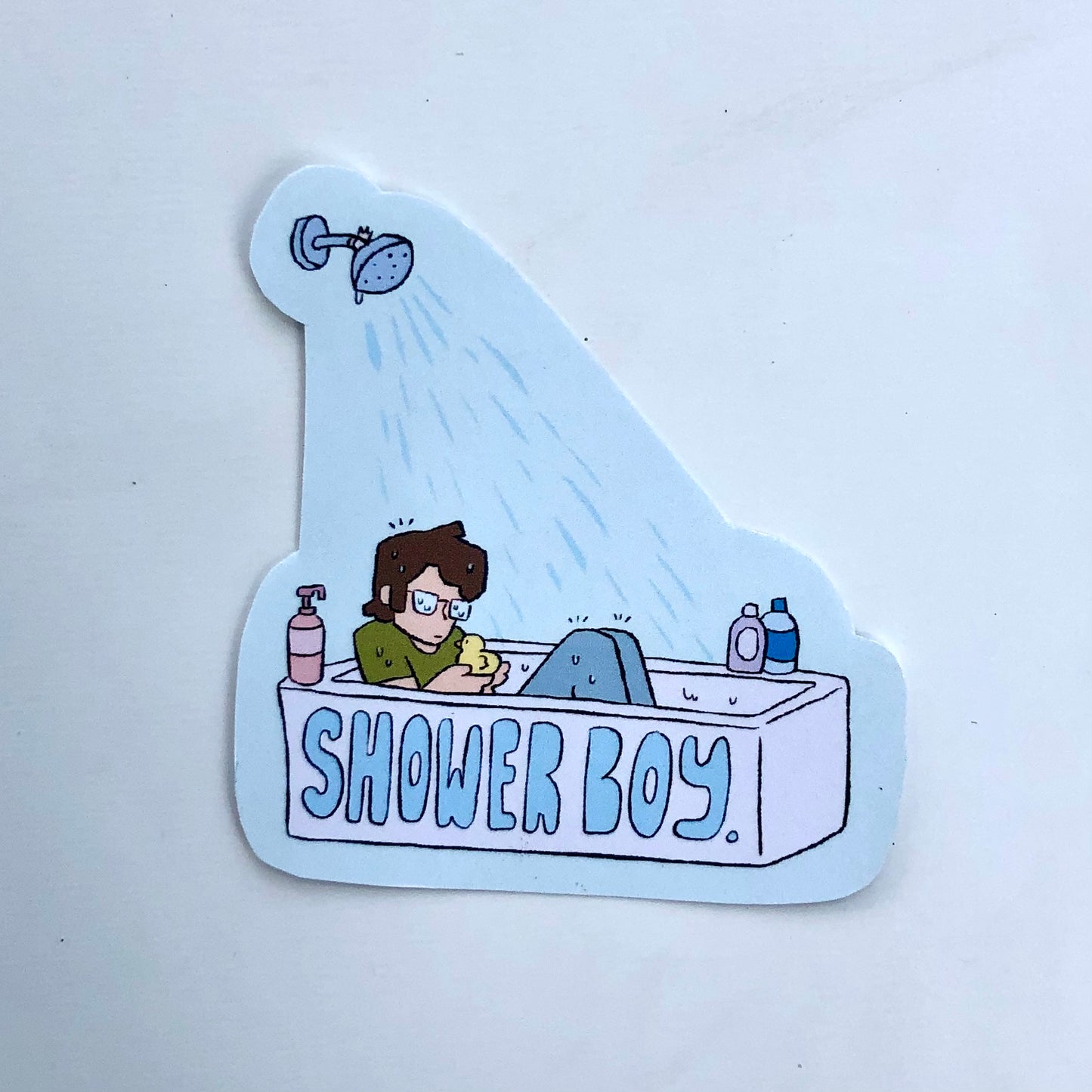 Shower Boy Sticker
