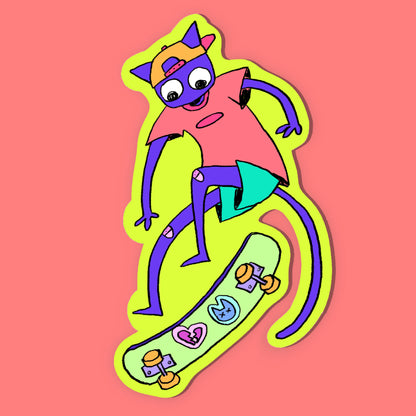 Skater Mitch Sticker