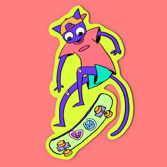 Skater Mitch Sticker