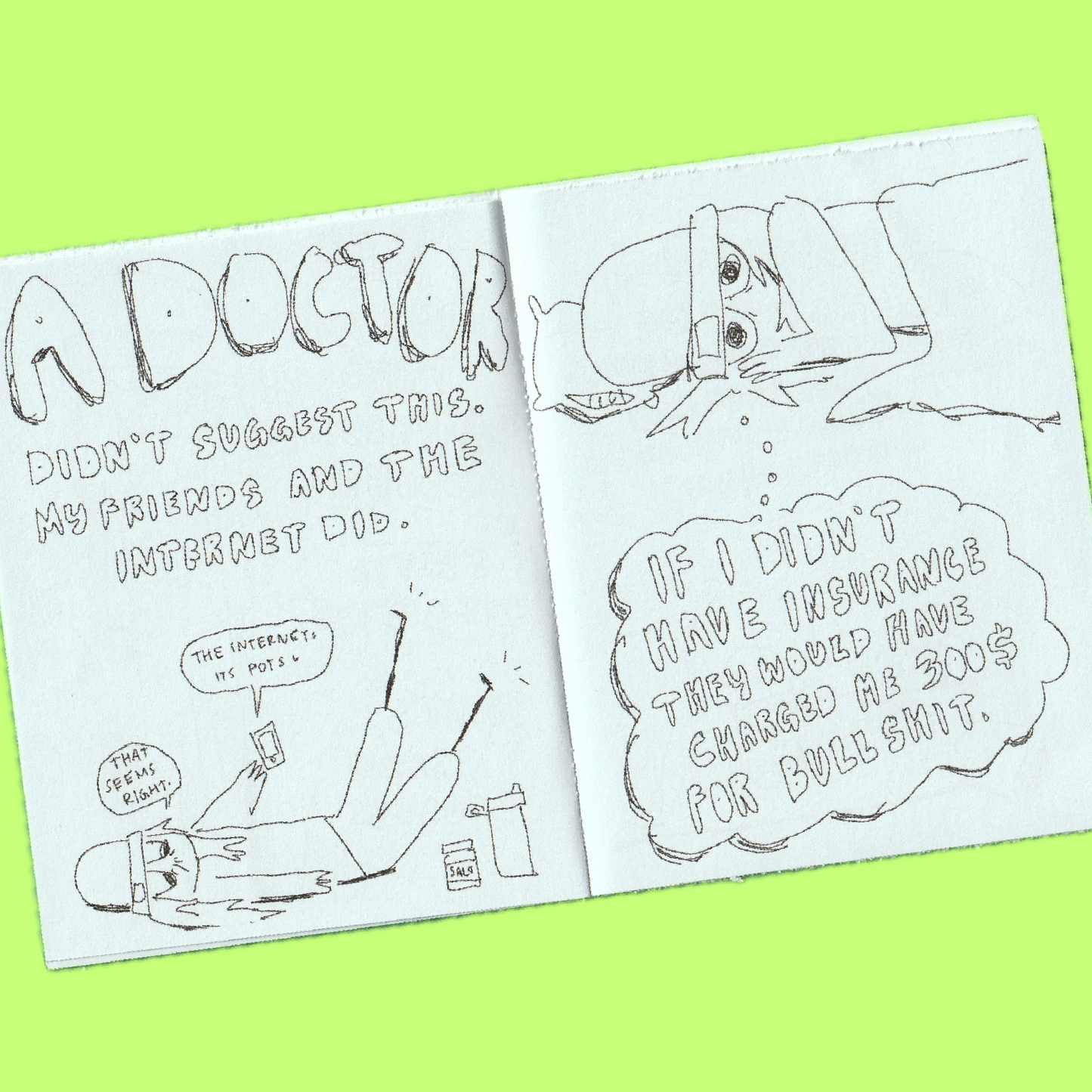 ZINE: I'm Sick
