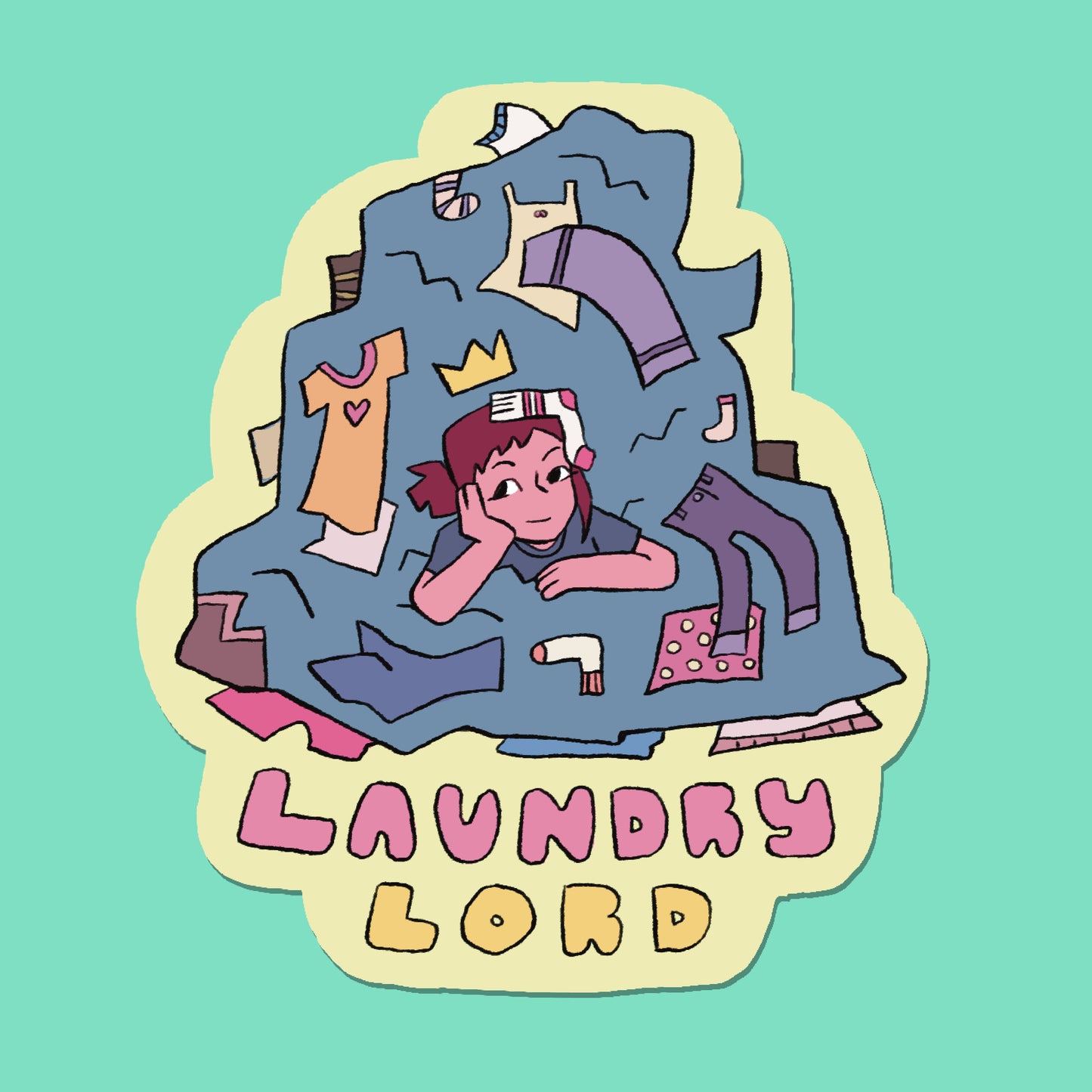 Laundry Lord Sticker