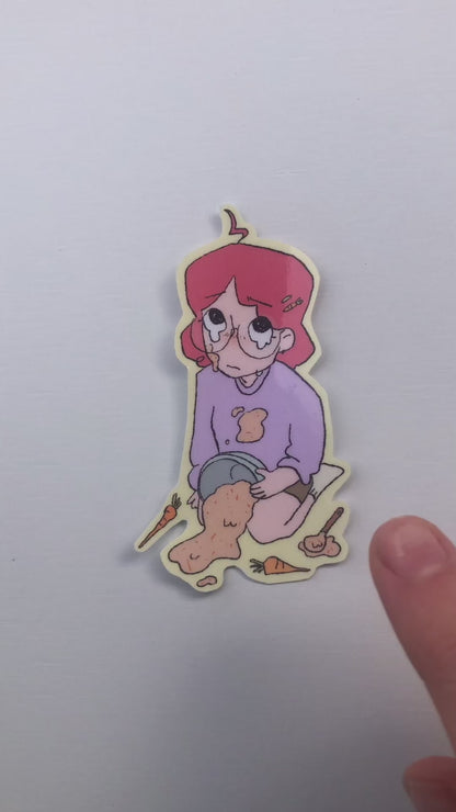 Cleo's Carrot Cake Sticker